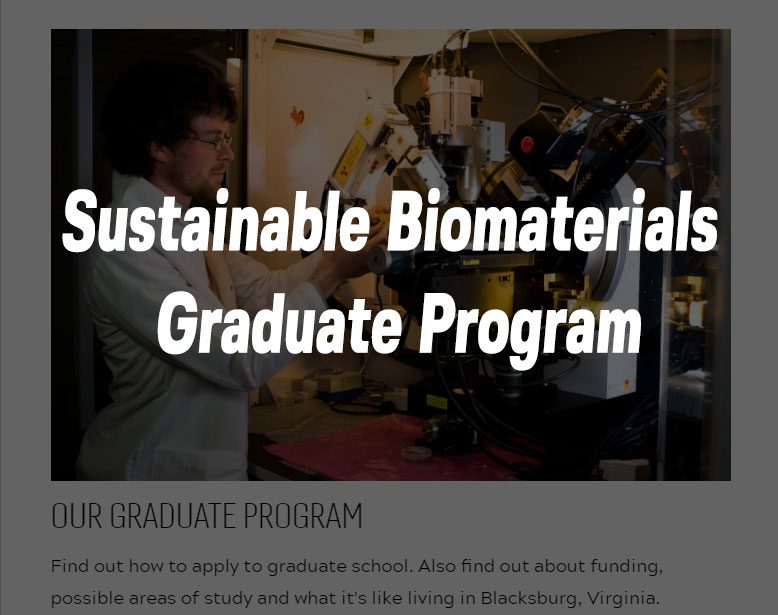 SBIO Graduate Program